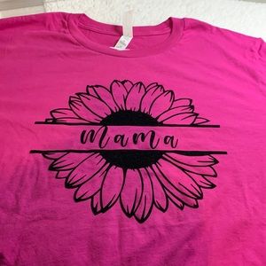 Sunflower with Mama tshirt